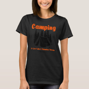 Ich hasse Menschen ein Camping Wandern in leben Ob T-Shirt