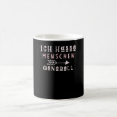 Ich hasse Menschen im Allgemeinen Kaffeetasse (Mittel)