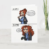 Ich hasse Menschen Karte (Vorderseite)