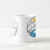 Ich hasse Menschen Outdoor-Camping Naturliebhaber Kaffeetasse (Mittel)