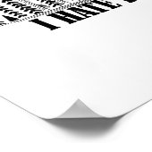 Ich hasse Menschen Poster (Ecke)