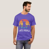 Ich hasse Menschen Sasquatch T-Shirt (Vorne ganz)