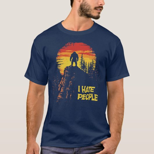 Ich hasse Menschen T-Shirt (Vorderseite)