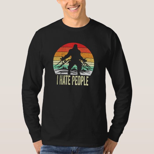 Ich hasse Menschen T-Shirt (Vorderseite)