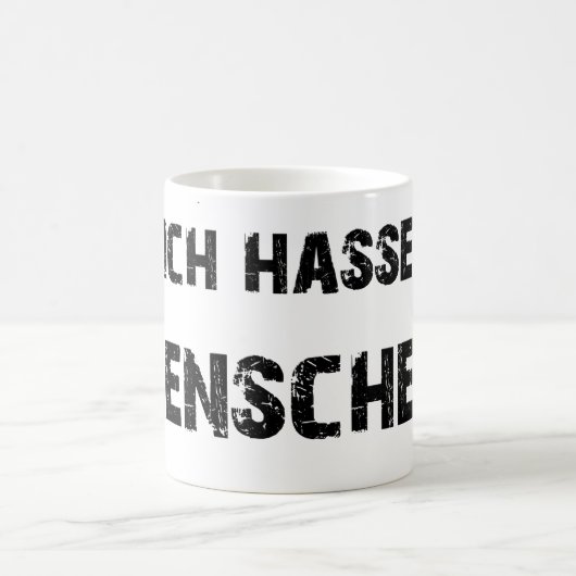 Ich hasse Menschen Tasse (Mittel)
