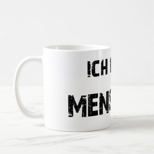 Ich hasse Menschen Tasse (Links)