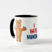 Ich hasse Montag Tasse (Vorderseite Links)