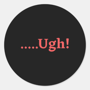 Ich hasse Montage Anime Kawaii und Spaß klulos Kaw Runder Aufkleber