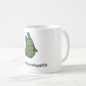 Ich hasse Montage!!!! Fische Kaffeetasse (VorderseiteRechts)