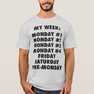 Ich hasse Montage - Funny Novelty T-Shirt