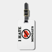 Ich hasse Montage Gepäckanhänger (Vorderseite vertikal)