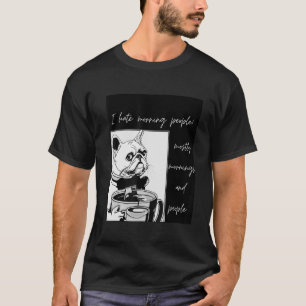 Ich hasse Morgenmenschen meistens morgens und Mens T-Shirt