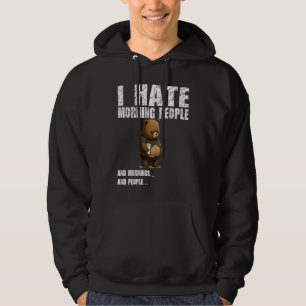 Ich hasse Morgenmenschen schlechte Laune ohne Kaf Hoodie