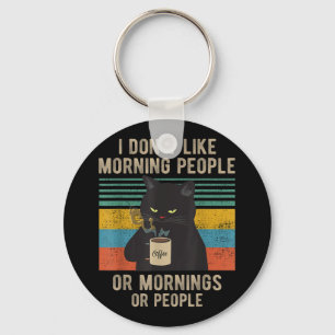 Ich hasse Morgenmenschen und Morgens und Leute kat Schlüsselanhänger