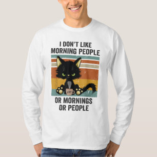 Ich hasse Morgenmenschen und Morgens und Leute spo T-Shirt