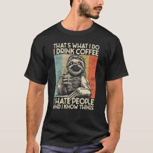 Ich hasse Morgenmenschen und Morgens und Leute spo T-Shirt