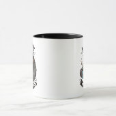 Ich hasse Morgenmuffel Faultier Tasse (Zentrum)