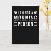 Ich hasse Morning Karte (Gelbe Blume)