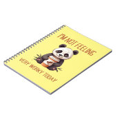 Ich hasse Mornings Panda Notizblock (Linke Seite)