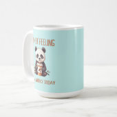 Ich hasse Mornings Panda Tasse Funny (Vorderseite Links)