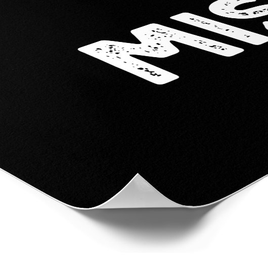 Ich hasse Nebel ruft Funny Cloud Puff Dark BG Poster (Ecke)