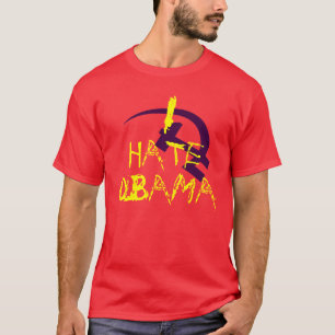 ICH HASSE OBAMA-HAMMER UND FAHRE RAD T-Shirt