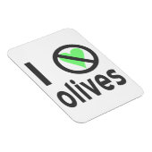 Ich hasse Olives Black Magnet (Rechte Seite)