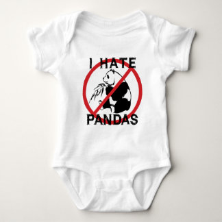 Ich hasse Pandas Baby Strampler