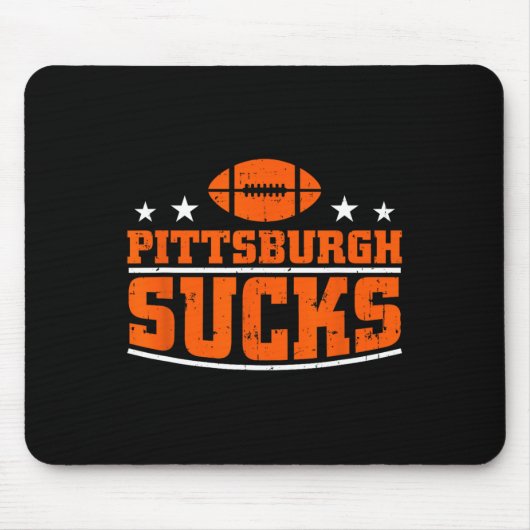 Ich hasse Pittsburgh Design Men Funny Pittsburg Mousepad (Vorne)