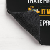 Ich hasse Programmier-Programmierer Entwickler-Cod Mousepad (Ecke)