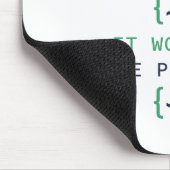 Ich hasse Programmieren Mousepad (Ecke)