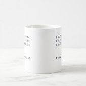 Ich hasse Programmierung Kaffeetasse (Mittel)