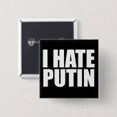 Ich hasse Putin Button (Vorne & Hinten)