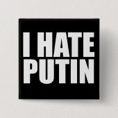 Ich hasse Putin Button (Vorderseite)
