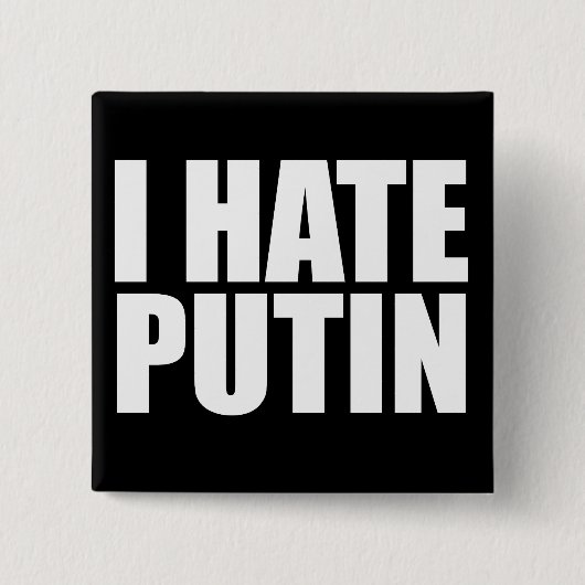 Ich hasse Putin Button (Vorderseite)