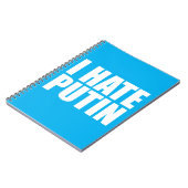 Ich hasse Putin Notizblock (Linke Seite)