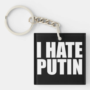 Ich hasse Putin Schlüsselanhänger