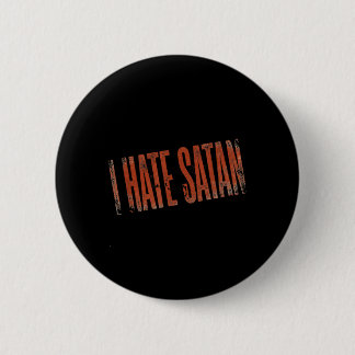 Ich hasse Satan Button