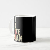 Ich hasse Satan Kaffeetasse (Vorderseite Links)