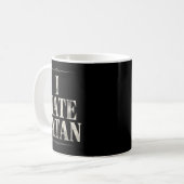 Ich hasse Satan Kaffeetasse (Vorderseite Links)