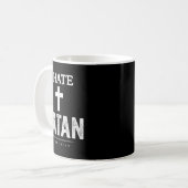 Ich hasse Satan Kaffeetasse (Vorderseite Links)