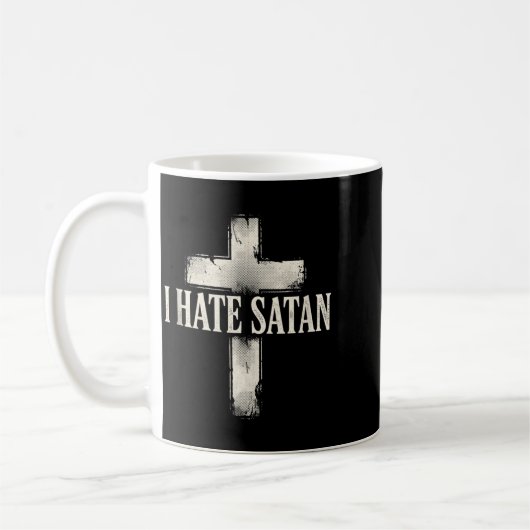 Ich hasse Satan Kaffeetasse (Links)