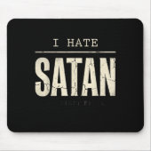Ich hasse Satan Mousepad (Vorne)