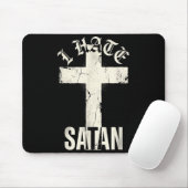Ich hasse Satan Mousepad (Mit Mouse)