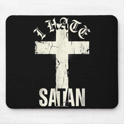 Ich hasse Satan Mousepad (Vorne)