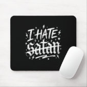 Ich hasse Satan Mousepad (Mit Mouse)