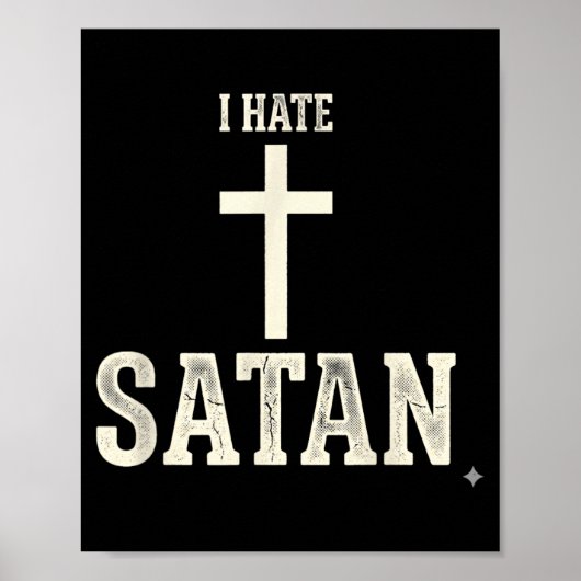 Ich hasse Satan Poster (Vorne)