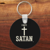 Ich hasse Satan Schlüsselanhänger (Vorderseite)