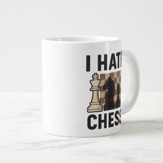 Ich hasse Schach Jumbo-Tasse