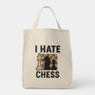 Ich hasse Schach Tragetasche